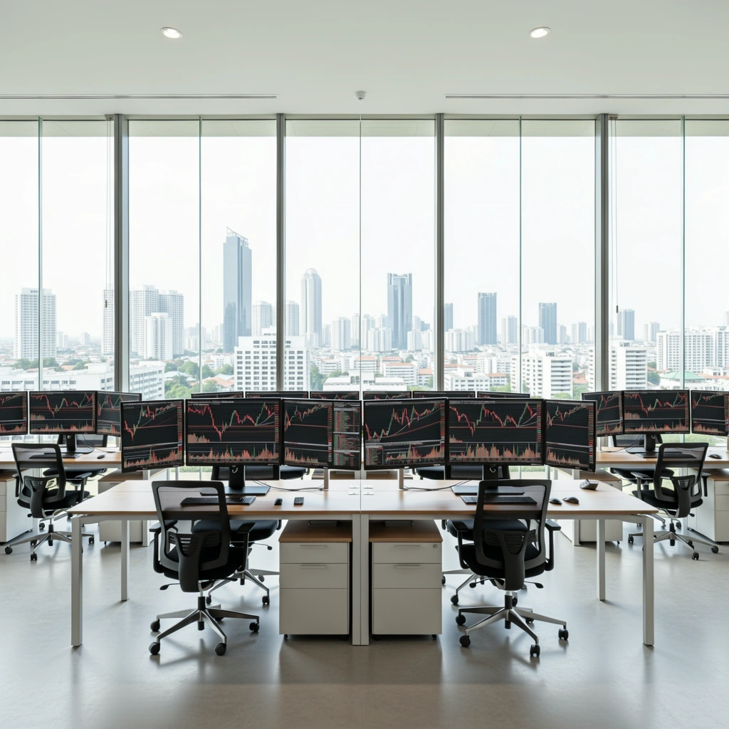 บรรยากาศการทำงานที่ Korviian Digital